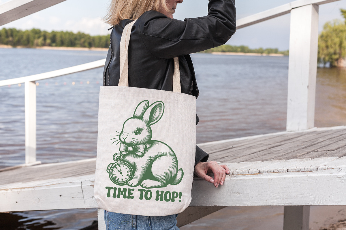 Timeless Bunny Graphic Style, an Illustration by Pixels.Craft (Photo 7 of 7)