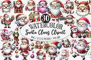 Santa Claus Clipart, an Illustration by Designking (Thumbnail 1 of 5)