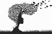 Tree Woman Laser Cut Bundle, an Object Graphic by BIPLOB EXPERT (Thumbnail 3 of 11)