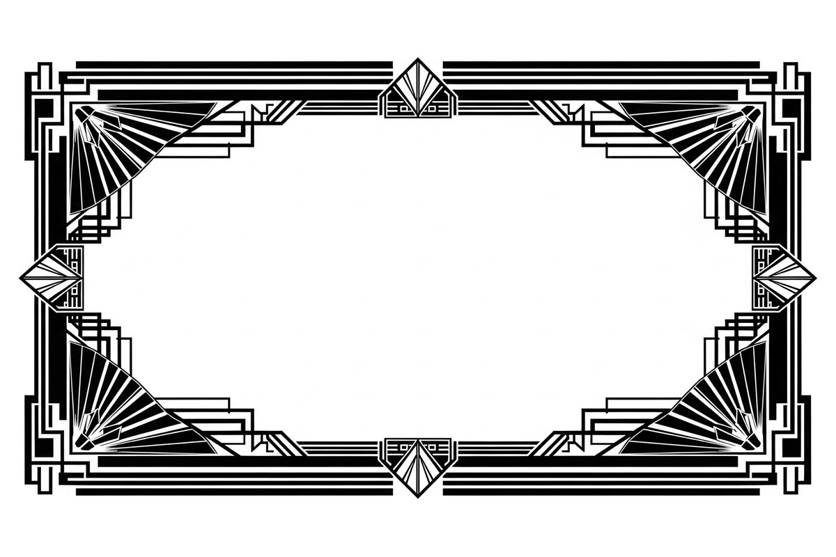 Art Deco Frame SVG Bundle, an Illustration by Gaye Art (Photo 18 of 31)