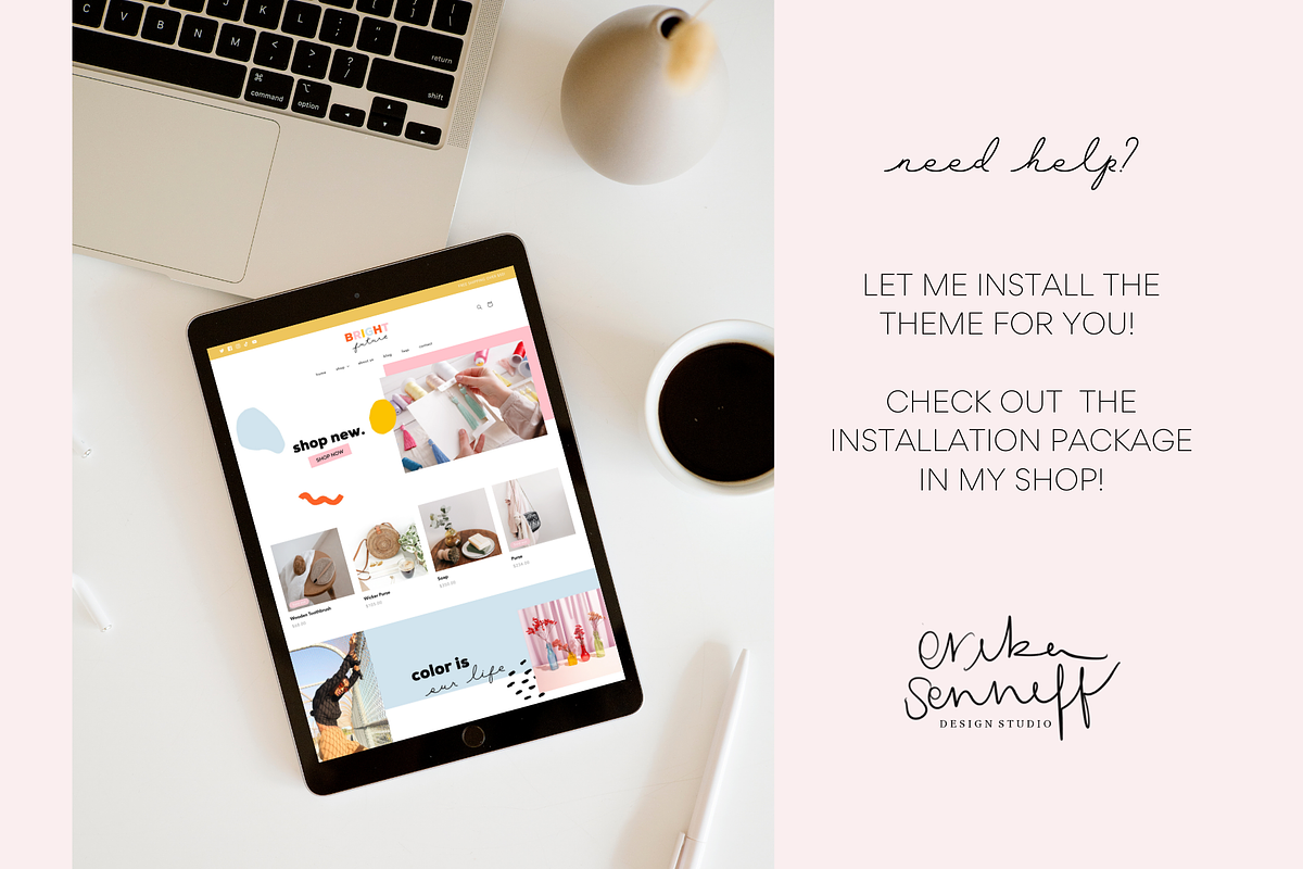 Bright Shopify Theme | Easy to Use, a Shopify Template by Easy Website Themes (Photo 9 of 11)