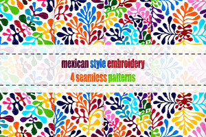 Vector Set of Seamless Patterns