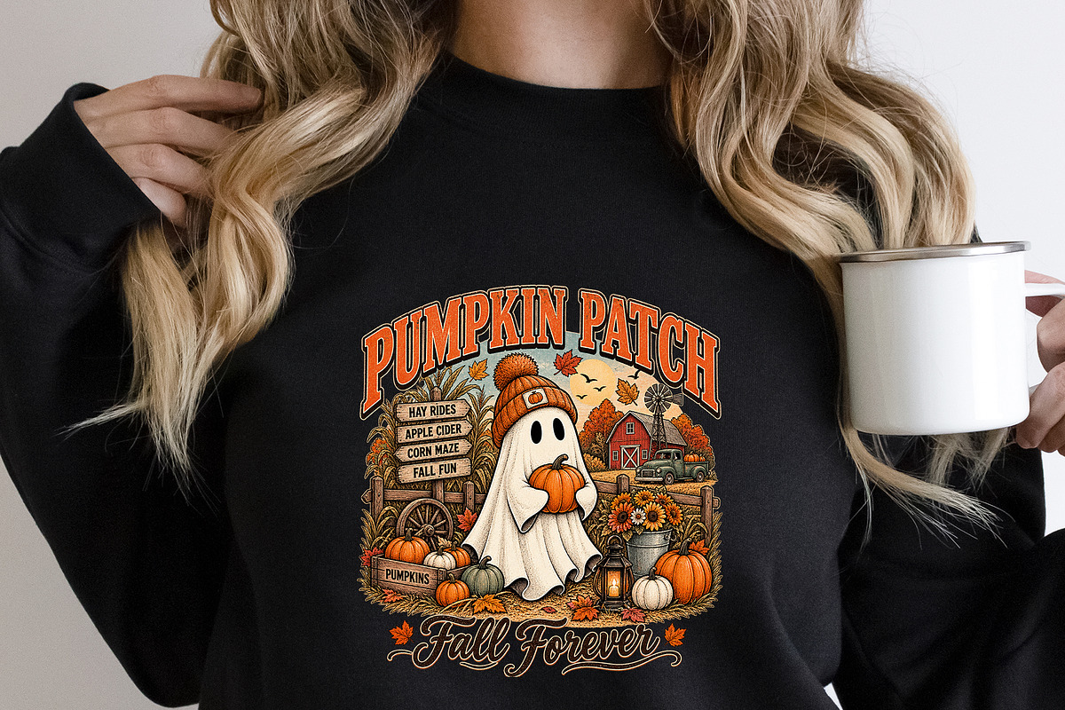 Pumpkin Patch Fall Forever Cute png, an Object Graphic by Star Graphic Design (Photo 6 of 9)