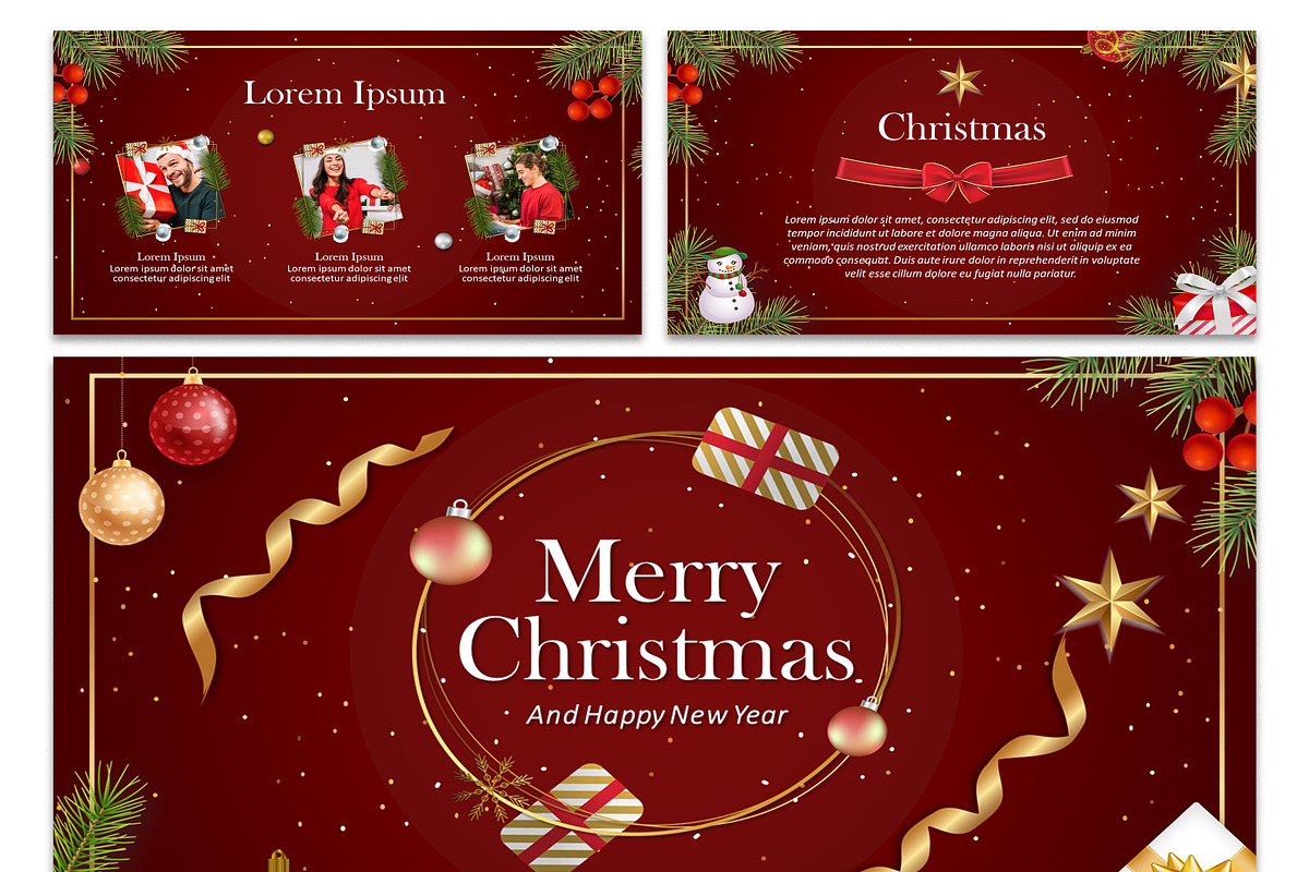 Merry Christmas Presentation, a Presentation Template by SKY CREATION (Photo 3 of 7)