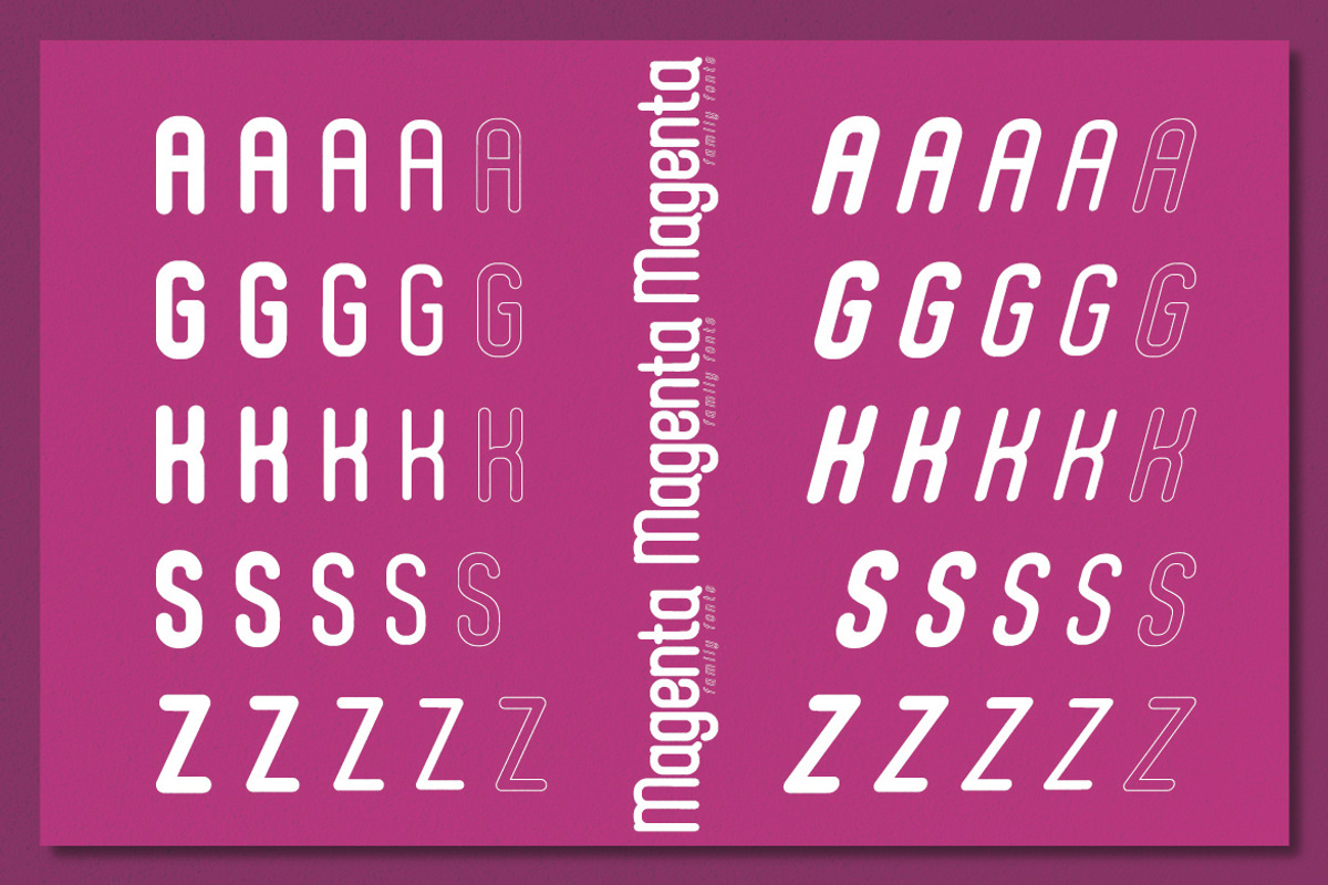 Magenta Sans Family, a Sans Serif Font by Almeera Std (Photo 7 of 14)