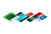 Vector web site page design development concept | Object Illustrations ...