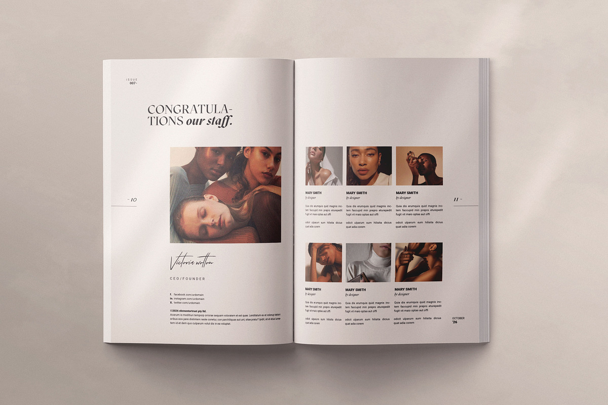 The Lifestyle Magazine Template, a Magazine Template by ArtisanaAura (Photo 6 of 22)