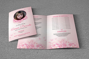 Funeral Program Template-V238