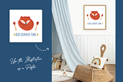 Fox & Rainbow Kid Patterns Set, an Illustration by ApollinariaManko (Thumbnail 4 of 8)