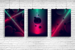 10 Neon Background