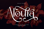 Aloura - Luxury Logo Font, a Serif Font by Masyafi Studio (Thumbnail 1 of 9)