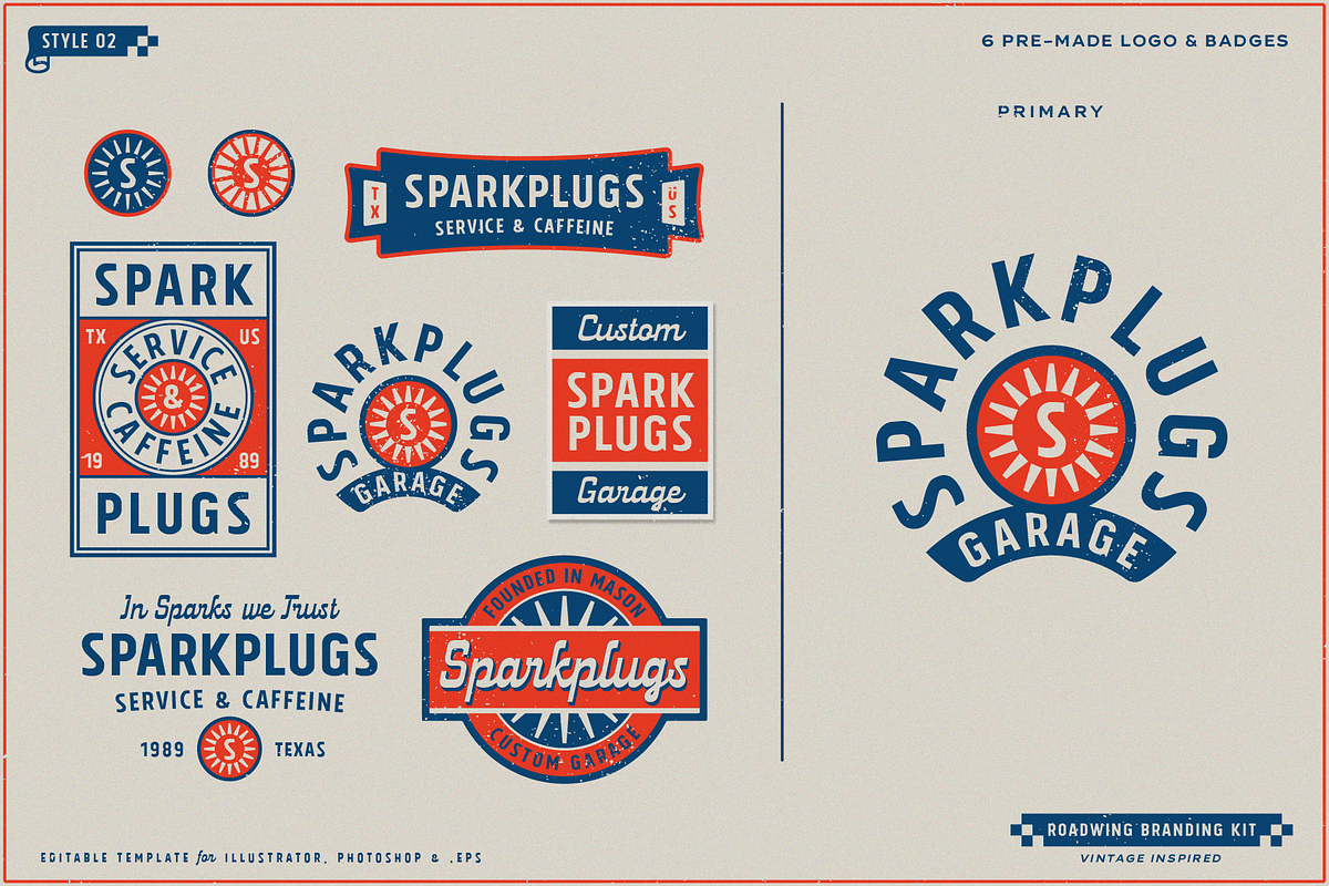Roadwing Branding Kit, a Branding & Logo Template by Refolve Design (Photo 4 of 25)