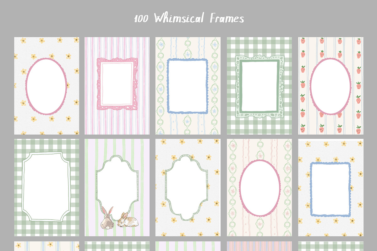 PNG Whimsical Frames, an Object Illustration by whiteheartdesign (Photo 3 of 8)