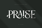 Praise Elegant Stylish Font, a Serif Font by Typebae (Thumbnail 1 of 12)