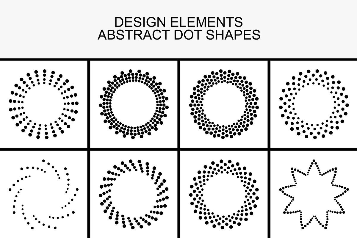 Dotted design elements., a Pattern Graphic by ExpressShop