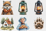 Little Red Riding Hood Clipart, an Illustration by Rose Art (Thumbnail 2 of 5)