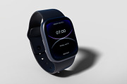 Smart Watch Mockup, a Wearable Device Mockup by Mockupnine (Thumbnail 2 of 4)