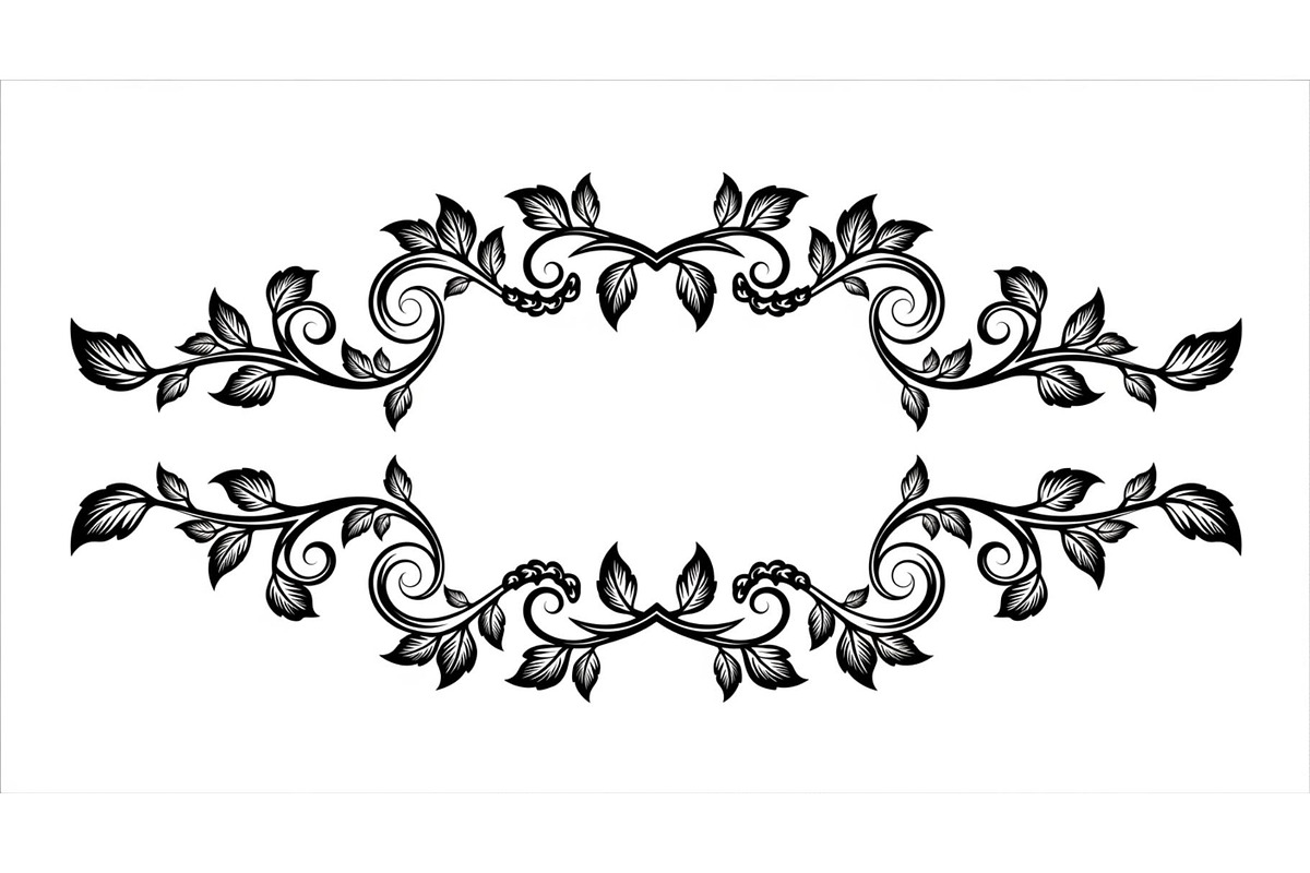 Floral Frame Ornament Vector Bundle, an Illustration by Designs_River (Photo 18 of 51)