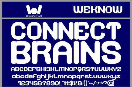 Connect Brains font
