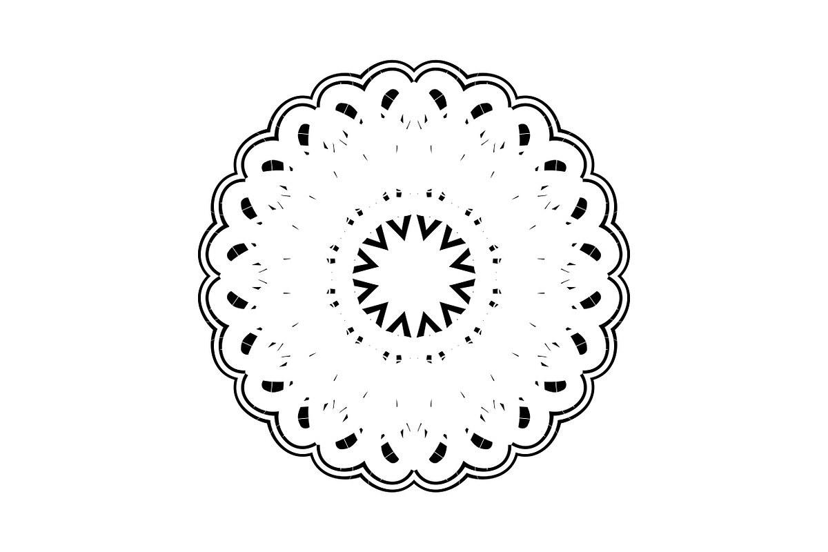 Elegant Mandala Line Art Collection, a Decorative Illustration by NJ Himel (Photo 56 of 101)