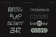 Aspek - Futuristic Display Sans, a Sans Serif Font by The Native Saint Club (Thumbnail 11 of 16)