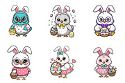 100 Kawaii Easter Chicks Transparent, an Object Graphic by XPERTDESIGNER (Thumbnail 15 of 18)