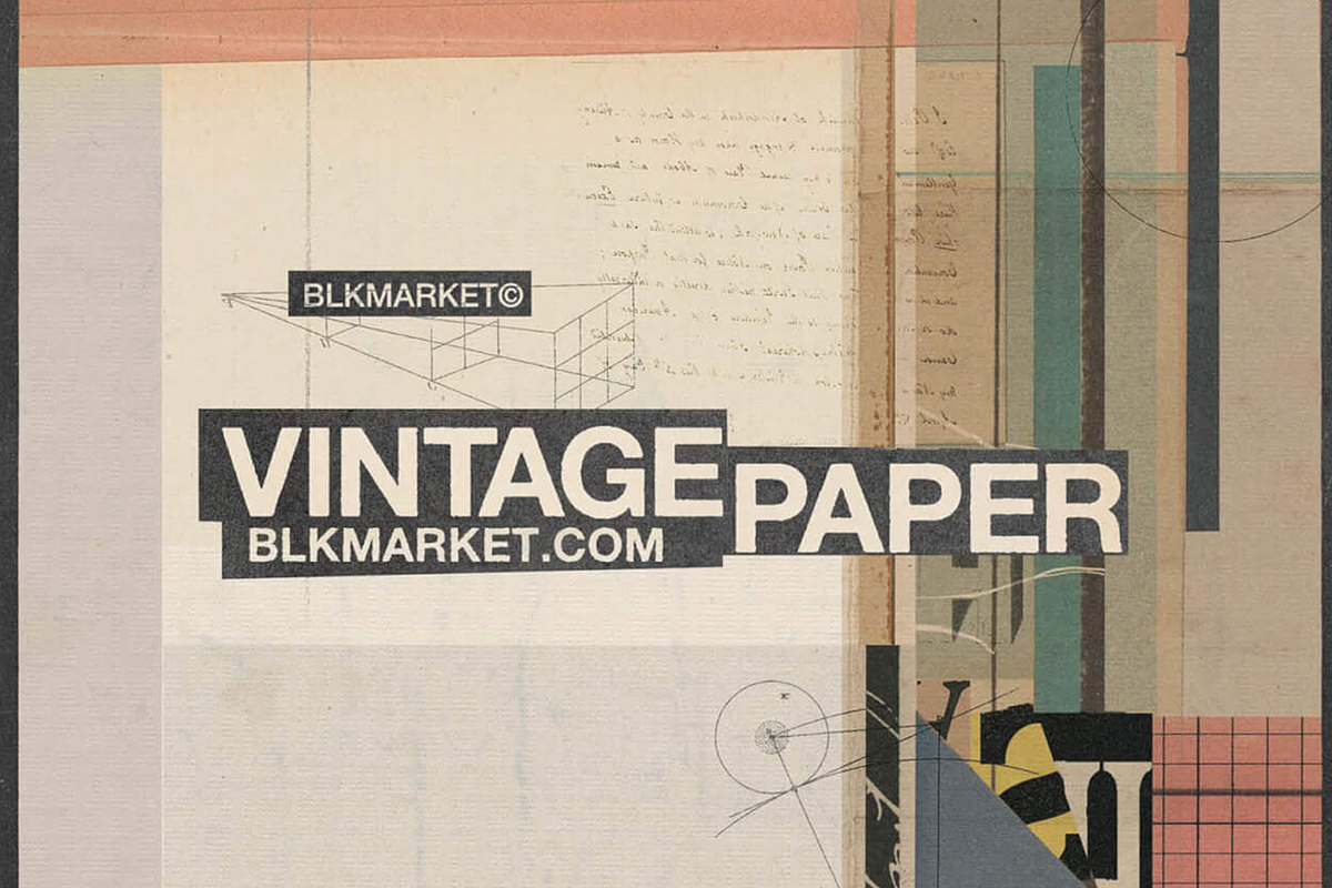 Vintage Paper - 40 Antique Textures, a Texture Graphic by BLKMARKET© (Photo 1 of 7)
