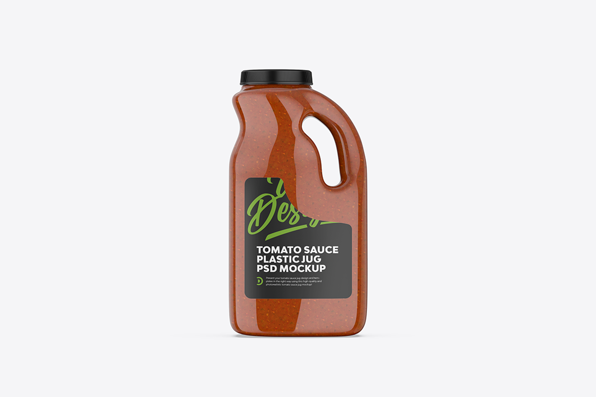 Tomato Sauce Jug Mockup, a Product Mockup by UnicDesign (Photo 3 of 3)