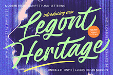 Legont Heritage Modern Brush Script