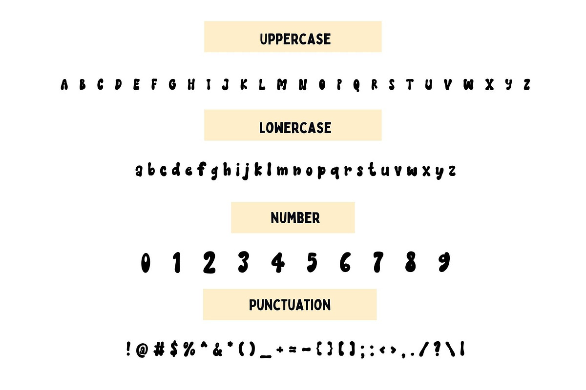 Retro Autumn is a retro groovy font, a Handwritten Font by Brown Cupple (Photo 6 of 7)