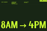 c-samedi display typeface, a Sans Serif Font by Colosse Foundry (Thumbnail 5 of 6)