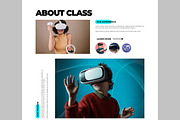 Virtual Reality Landing Page, an UI Kit Template by CreativeShaper (Thumbnail 3 of 6)