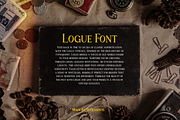 Logue | Serif Font, a Serif Font by filosovis (Thumbnail 5 of 5)