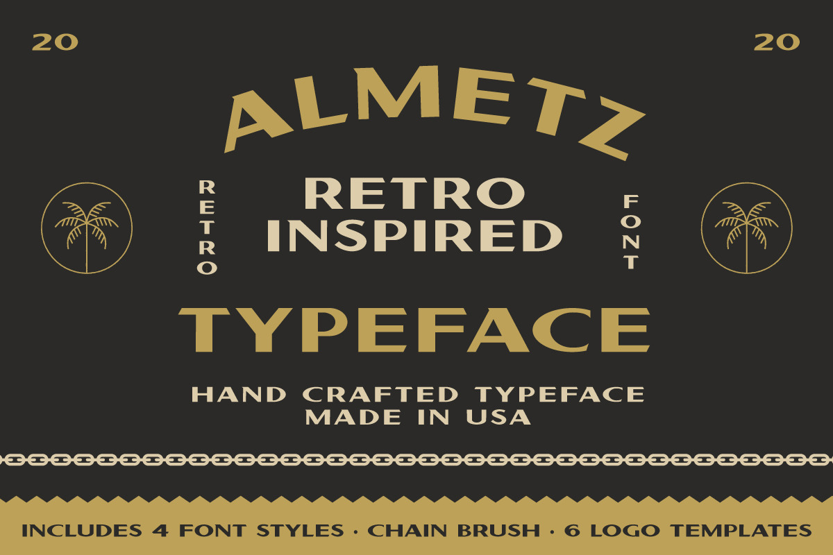 Almetz Font | Vintage Typeface
