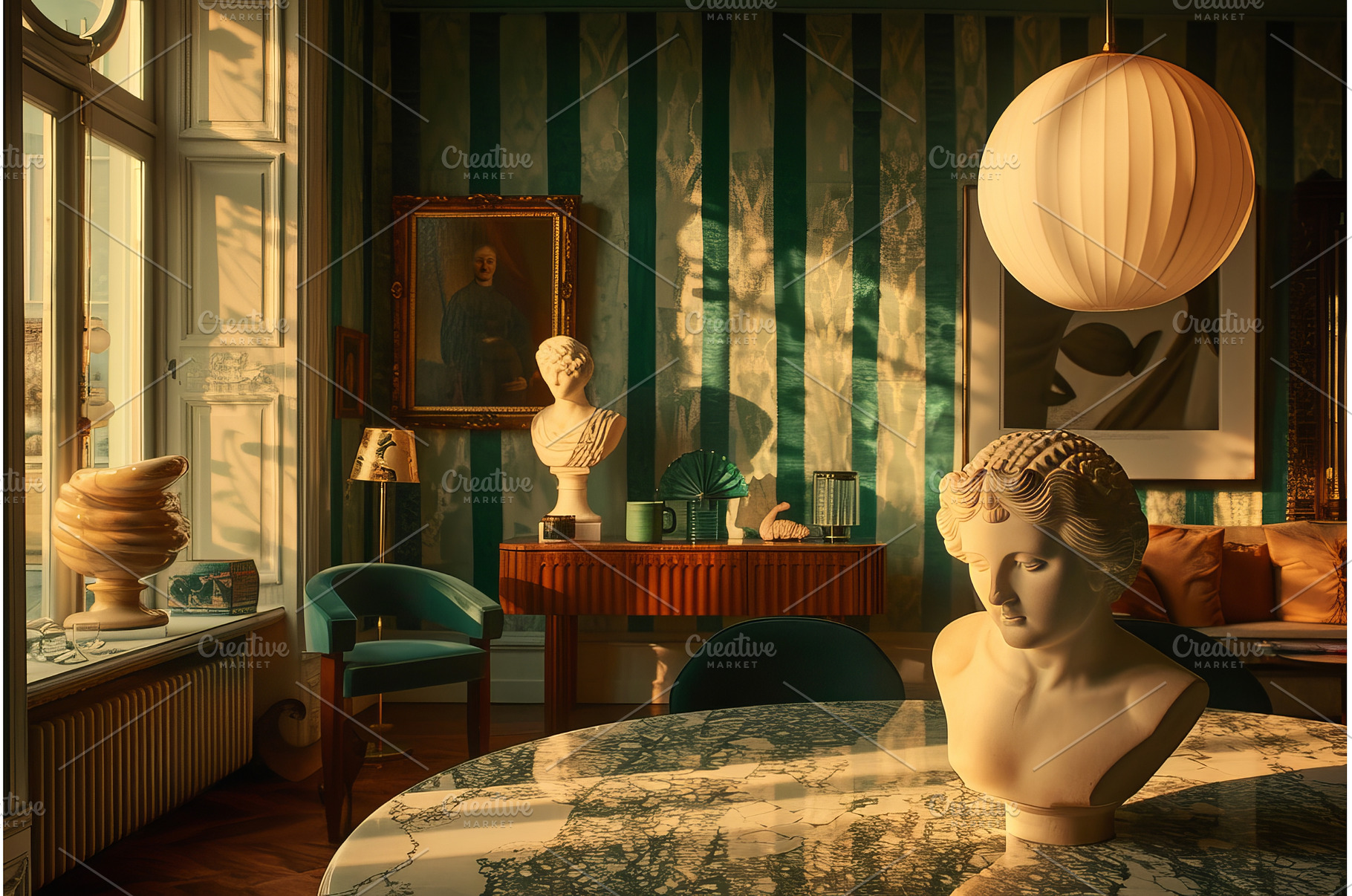 Classical Elegance in a Sunlit Art, an Arts & Entertainment Photo by LaVika