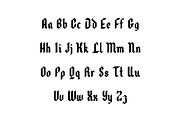 Blonde, a Blackletter Font by Loudoun Design Co. (Thumbnail 4 of 8)