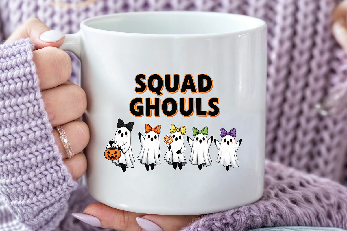Squad Ghouls PNG Halloween, an Illustration by Black Bird Studio (Photo 3 of 4)