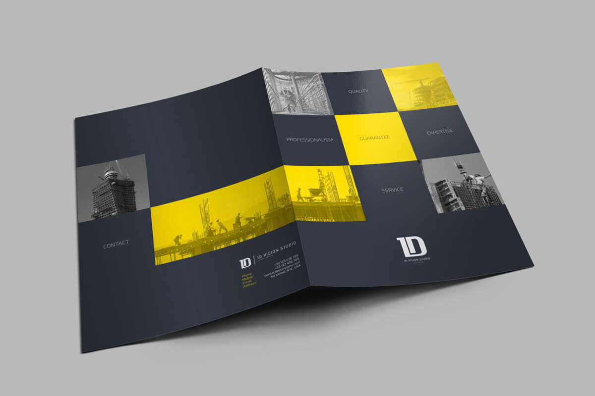 Presentation Folder Template 002, a Stationery Template by ID Vision Studio (Photo 4 of 4)