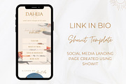 Showit Link In Bio Template, a Websites & App Template by Indigo Rain Creative (Thumbnail 1 of 4)