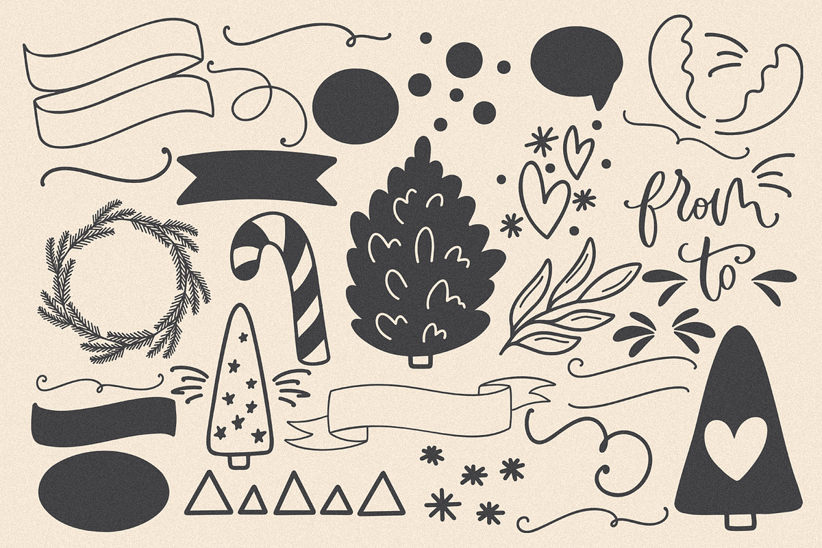 Christmas Font & Doodles collection, a Script Font by CallMeStasia (Photo 8 of 18)