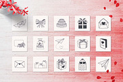 150 Hand Drawn Elements -Wedding-, a Decorative Illustration by Michael Rayback Design (Thumbnail 7 of 11)