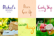 Mrs. Montgomery Brush Font, a Script Font by Daria Chegaieva (Thumbnail 4 of 8)