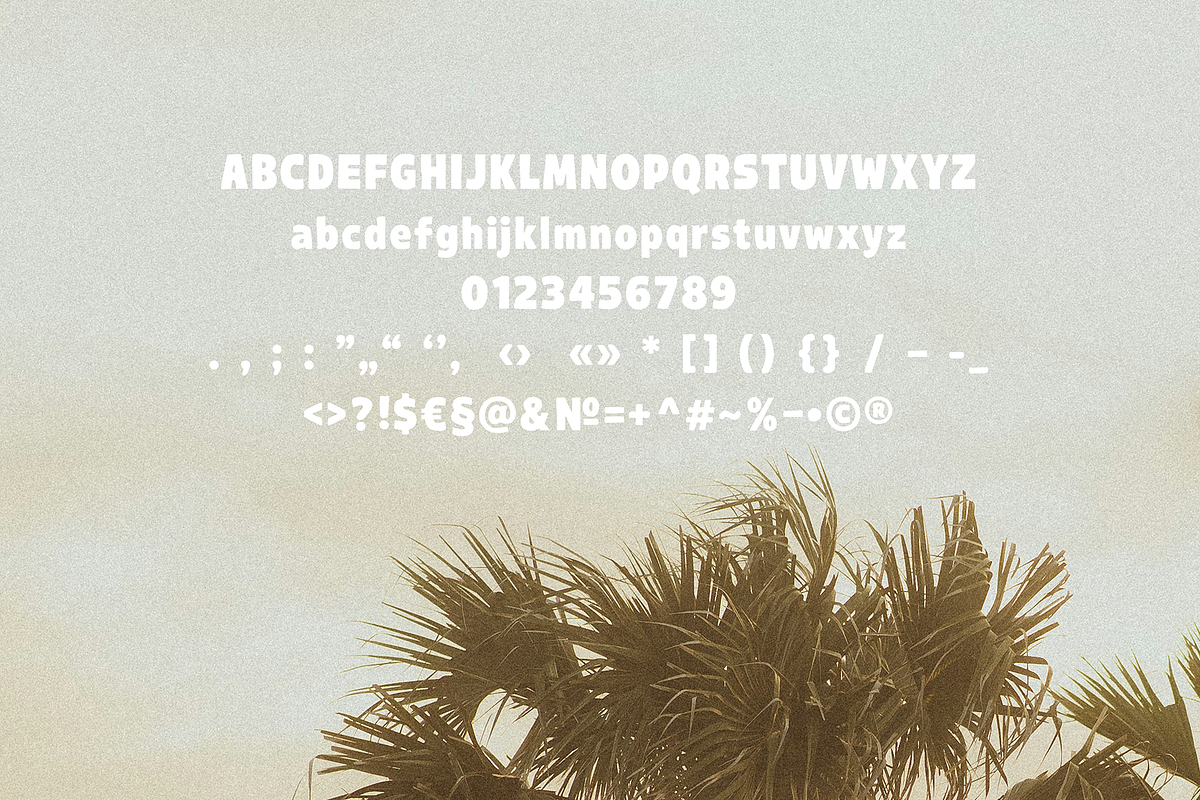 Sunbleach Bold Font, a Sans Serif Font by gafaroff studio (Photo 6 of 6)