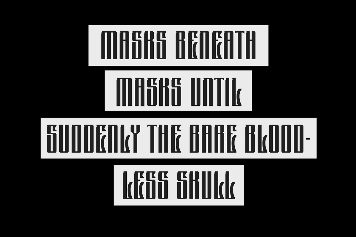 Murvhiz Blackletter Display Font, a Blackletter Font by Maulana Creative (Photo 5 of 7)