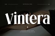 Vintera - Condensed Modern Elegant, a Serif Font by roomspace creative lab (Thumbnail 1 of 10)