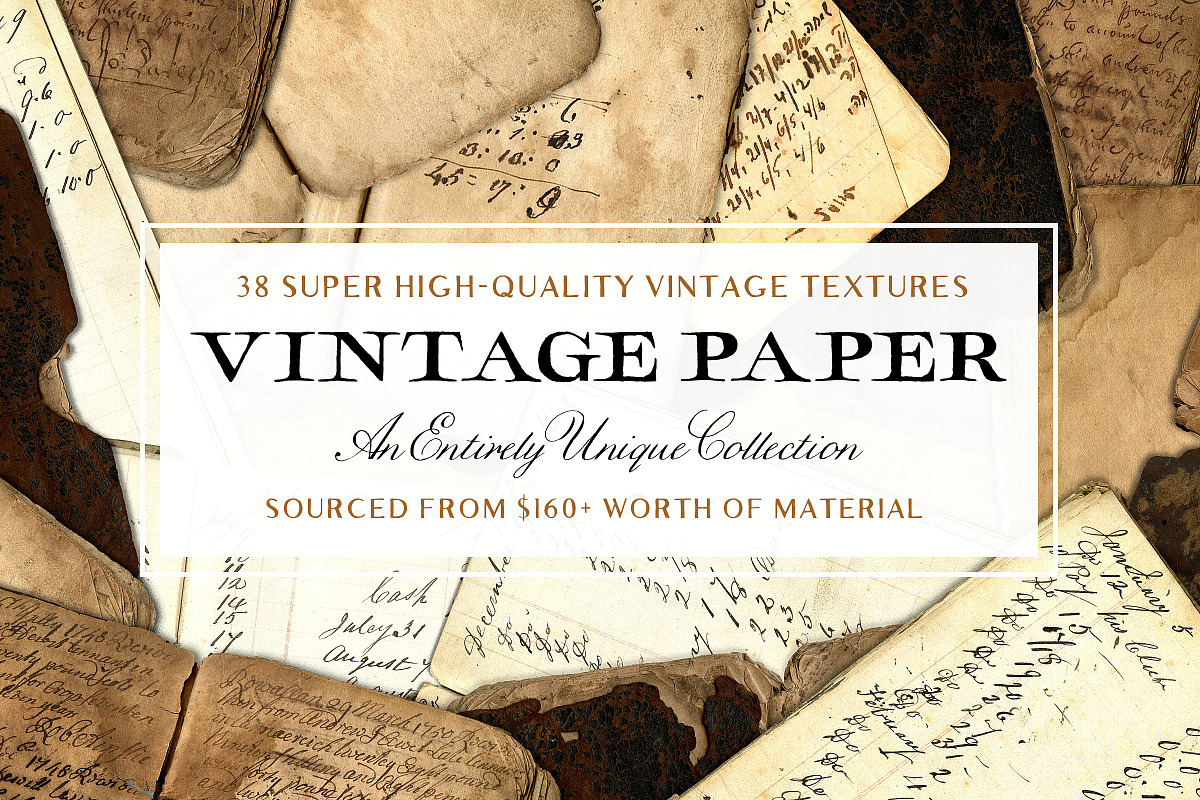 Vintage Textures & Ephemera Bundle, a Texture Graphic by Century Library (Photo 15 of 21)