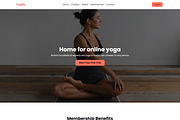 Serenity Yoga Landing Page Kajabi, a Landing Page Template by Dev Lab (Thumbnail 6 of 6)