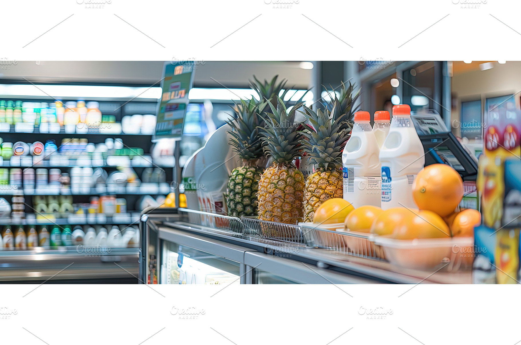 Fresh Fruits in Grocery Checkout, a Food & Drink Photo by piter.goskov