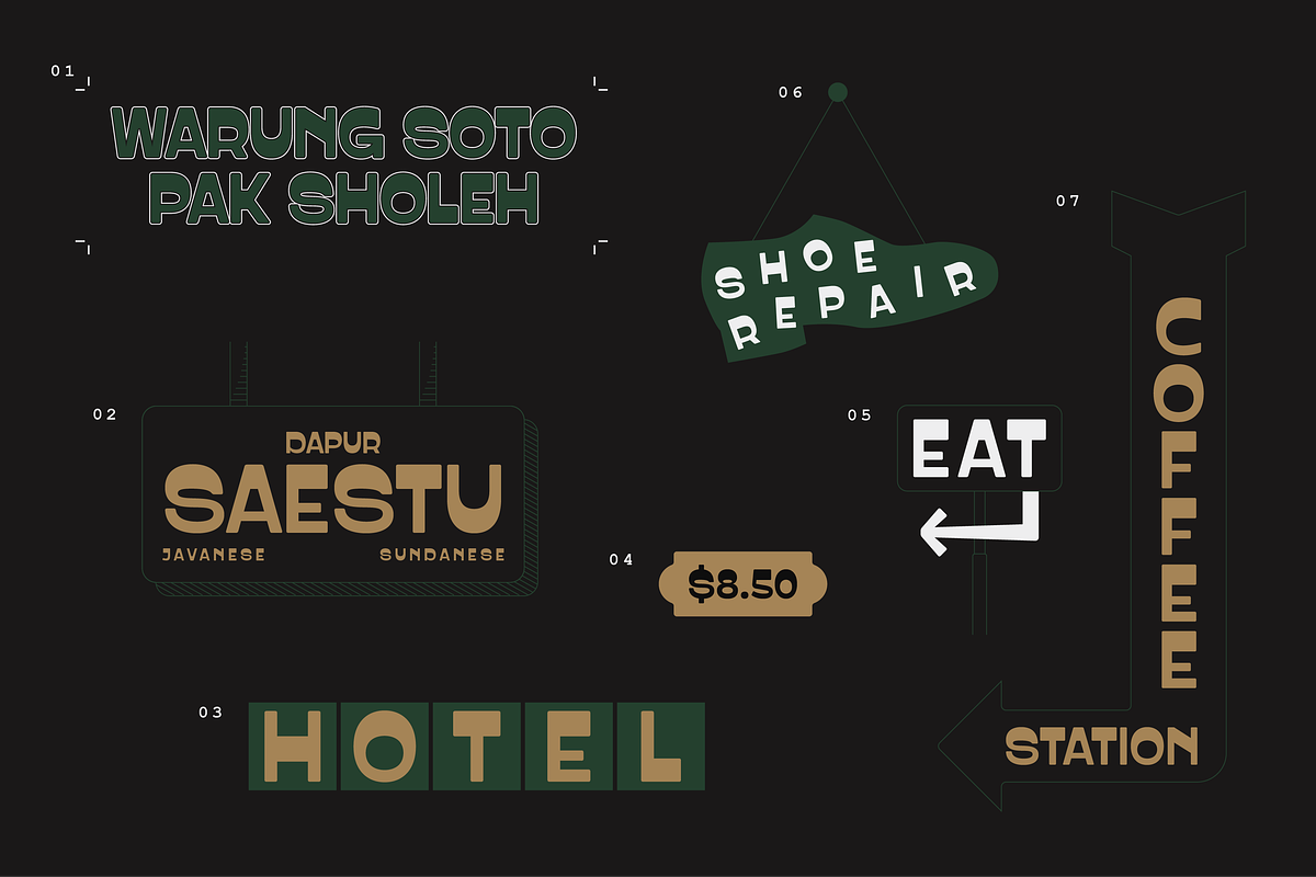 PRAK Trotoer - Vintage Display Font, a Sans Serif Font by Healltica.std (Photo 17 of 27)