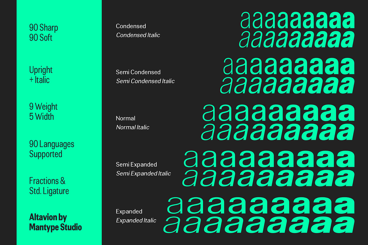 Altavion, a Sans Serif Font by Mantype Studio (Photo 2 of 15)